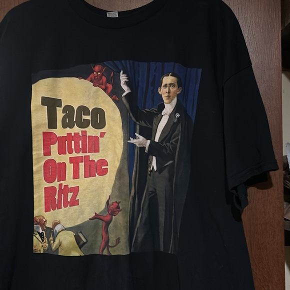 Taco Puttin’ on the Ritz T-Shirt - Picture 2 of 4